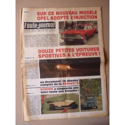 Auto-Journal n°470, Citroën 10HP A et B2, Formule Bleue, François Cevert, Jean-Pierre Jabouille, Jean-Pierre Jaussaud