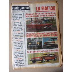 Auto-Journal n°473, BMW 2500 E3, Fiat 124S, Fiat 130, Peugeot 504