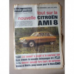 Auto-Journal n°474, Volkswagen 411, Ford Capri 1300 à 2300 mk1, Citroën Ami 8, Lancia Flavia 2000