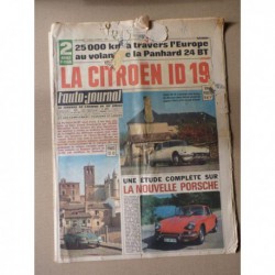 Auto-Journal n°379, Porsche 912, Panhard 24BT, Citroën ID19