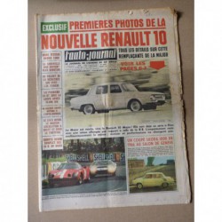 Auto-Journal n°380, Skoda 1000, Panhard 24 BT, Fangio en Mercedes 600, Renault 10, Ford T
