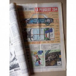 Auto-Journal n°385, Peugeot 204 berline, Simca 1000 Auto, Mercedes 1966, Renault Monasix