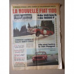 Auto-Journal n°393, Volkswagen 1600TL, Opel Kadett L, Peugeot 204, Spirit of America Sonic I et Craig Breedlove