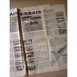Auto-Journal n°415, Peugeot J7 essence, Volvo 144, comparatif 40 berlines 1967, essais antigels