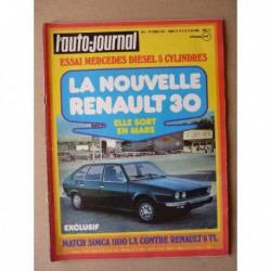 Auto-Journal n°02-75, Mercedes 240D 3.0 w115, Renault 30, Renault 6 TL vs. Simca 1100 LX