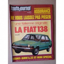 Auto-Journal n°07-77, BMW 633 CSI, Mini Special, Toyota Land Cruiser, Land Rover Series III, Isotta Fraschini Tipo 8A