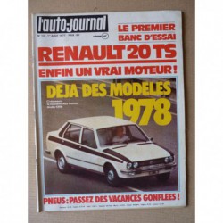 Auto-Journal n°13-77, Renault 20 TS, Skoda 120 L, Porsche 924, Auburn Speedster replica