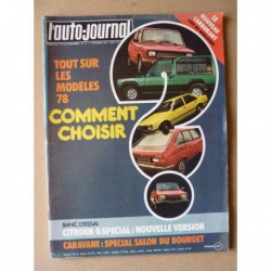 Auto-Journal n°17-77, Citroën G Special, Toyota Cressida 2000, Chrysler Sunbeam, Ford Granada