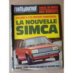 Auto-Journal n°19-77, Ford Fiesta 1300 Ghia, Datsun 200L, BMW 320 et 323i E21, Croisière des sables, Patrick Tambay