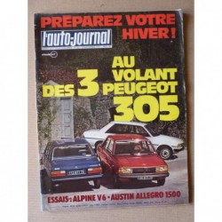 Auto-Journal n°20-77, Alpine A310, Austin Allegro 1500, Peugeot 305, BMW 530i, Renault 12 et Ford Transit Sinpar, 404 Agades