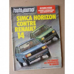 Auto-Journal n°04-78, Alfa Romeo Giulietta, Renault 5 BVA, Renault 18, Toyota Celica 2000GT, Renault 14TL, Simca Horizon GLS