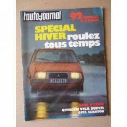 Auto-Journal n°20-78, Citroën Visa Super 5cv, Opel Senator 3.0E, Fiat 131 et Simca Horizon sous la pluie