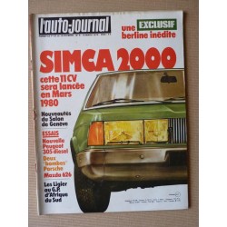 Auto-Journal n°05-79, Porsche 911 Almeras, Mazda 626, Peugeot 305 Diesel, Toyota Tercel L10, Renault 18 TS break