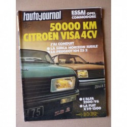 Auto-Journal n°08-79, Citroën Visa Club, Opel Commodore 2.5S C, Peugeot 104 ZS2, Saab 900 Turbo