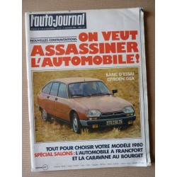 Auto-Journal n°17-79, Citroën GSA X3, British Leyland, TUM de l'ENSM, Pontiac Trans-Am décapotable