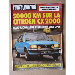 Auto-Journal n°22-75, Citroën CX2000, Opel Ascona B, William Amica, Mini Comtesse, Farmer II, Riboud, Porsche 924