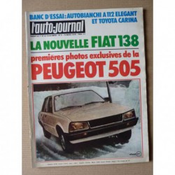 Auto-Journal n°05-78, Toyota Carina 1600, Autobianchi A112 Elegant, Bedford Garage des Écoles d'Ivry, Alfa Romeo 6C