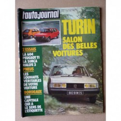 Auto-Journal n°08-78, Simca Rallye 3, Peugeot 604 TI