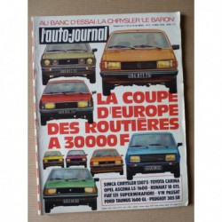 Auto-Journal n°09-78, Chrysler Le Baron, Toyota Carina A40, Opel Ascona LS B, Volkswagen Passat, Ford Taunus 1600 GL