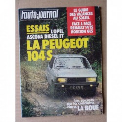 Auto-Journal n°19-78, Peugeot 104S, Opel Ascona Diesel, Renault 14 TS vs Simca Horizon GLS