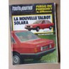 Auto-Journal n°07-80, Peugeot 305 break, Ford Fiesta 950, Volkswagen Iltis, Talbot Solara, Renault Fuego GTX, Porsche 924