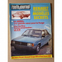 Auto-Journal n°20-80, Ford Escort XR3, Renault Fuego GTX, Range Rover Wood and Pickett, Ford Escort 1300, Opel Kadett 1.3S