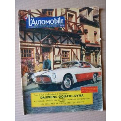 L'Automobile n°120, Skoda 440, Goliath GP900, Renault Dauphine, Panhard Dyna Z, ACMA Vespa 150cc