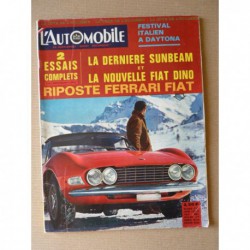L'Automobile n°251, Fiat Dino, Sunbeam Hunter, Panhard Sport et Lame de Rasoir