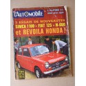 L\'Automobile n°259, Fiat 125, Honda N600, Panhard, Le pétrole