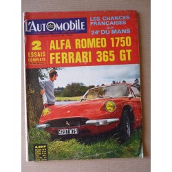 L'Automobile n°266, Alfa Romeo 1750 berline, Ferrari 365 GT, Alfa Romeo 1750 1929-32, Ferrari V12