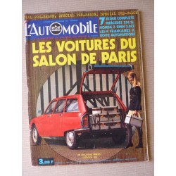 L'Automobile n°304, Honda Z, Peugeot 504 Autobleu, Pug Bunny Tecumseh, BMW 3.0CS, Mercedes 350SL R107, Hispano-Suiza