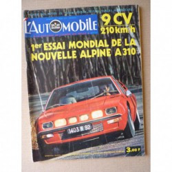 L'Automobile n°310, Alpine Renault A310, Opel Rekord II, Amedée Bollée, Jose Froilan Gonzales, Carlos Reutemann