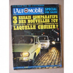 L'Automobile n°316, Citroën GS 1220, Renault 12 TS, Simca 1100 Special, Marcel Leyat, Evel Knievel, Japauto 950 SS