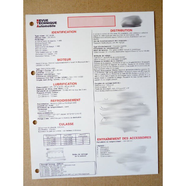 Fiche technique Mercedes Vito F 110D (w638) 2299 cm3 OM601 ... Fiche technique Mercedes Vito F 110D (w638) 2299 cm3 OM601 ...