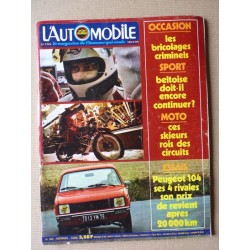 L'Automobile n°320, Peugeot 104, Fiat 127, Renault 5TL, Autobianchi A112E, Datsun Cherry 1000, Ales Tremulis, Fiat X1/9