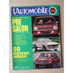 L'Automobile n°328, Zastava 1100, Wildcat 6x6 Gato Montes, Chevrolet Camaro Z28, Laverda 750 SF, Clément-Bayard