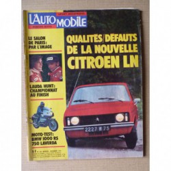L'Automobile n°365, Citroën LN, Laverda 750 SF, Salon de Paris
