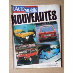 L'Automobile n°366, Volkswagen Golf LD, Taxi vapeur GM AMF, Alpine Renault V6, BMW 100 RS