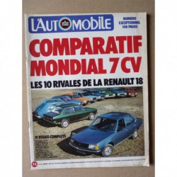 L'Automobile n°383, Lada Niva 4x4, Renault 18 12 14, Alfasud Super, Citroën GS X2, Fiat 131, Volkswagen Derby, Opel Ascona