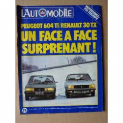 L'Automobile n°392, Renault 14 TS, Audi 80 GLS, Peugeot 604 Ti, Renault 30 TX, Sea-Ranger, Triumph 750