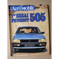 L'Automobile n°396, Peugeot 505, Mitsubishi Colt, BMW M1, Suzuki GS 425E, Brabham-Repco