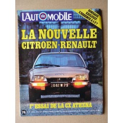 L'Automobile n°397, Citroën CX Athéna, Citroën Méhari 4x4, Renault 30 TX auto, Buick Skylark V6, Amédée Gordini