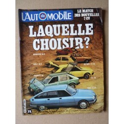 L'Automobile n°401, Citroën GSA Club, Renault 14 TS, Opel Kadett 1.3S, Fiat Ritmo 75CL, VW Golf GLS, Talbot Horizon GLS