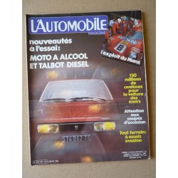 L'Automobile n°421, Talbot...