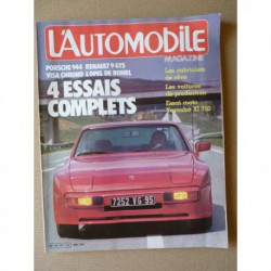 L'Automobile n°431, Porsche 944, Citroën Visa Chrono, Opel Ascona 400, Renault 9 GTS, Rover BRM