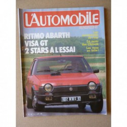 L'Automobile n°434, Citroën Visa GT, Fiat Ritmo Abarth, Mercedes 280GE, Alfa Romeo GTV 6, Cobra Shelby Daytona