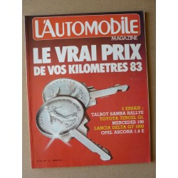 L'Automobile n°439, Talbot Samba Rallye, Toyota Tercel GL, Bristol 450