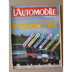 L'Automobile n°445, Lancia Delta 1600 GT, Mercedes 190E, Mitsubishi Pajero, Peugeot 305 SR, Alfa Romeo 33 SL, Mazda 626 GLX