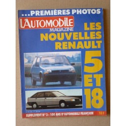 L'Automobile n°455, BMW Alpina B6, Maserati Biturbo, Citroën Visa 17 RD, Honda Civic CRX, Peugeot 505 Turbo, Porsche 2000