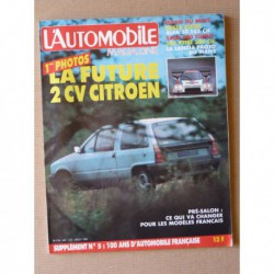 L'Automobile n°457, Ford Fiesta DL, Alfa Romeo 33, Lancia LC2, Saab 900 Turbo, Peugeot 505 Turbo, Lola MK6 GT